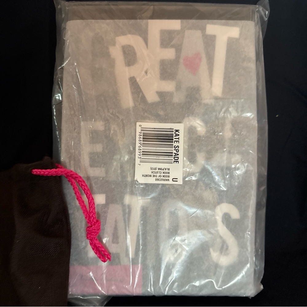 Kate Spade "Great Expectations" Book Clutch - Picture 2 of 5